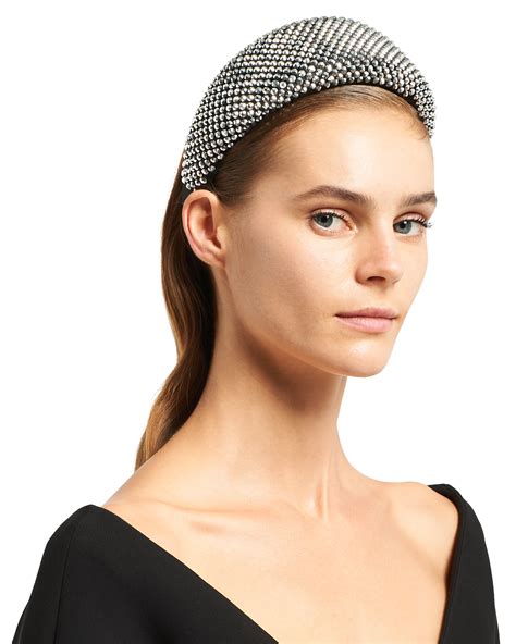 prada silk headband|prada headbands.